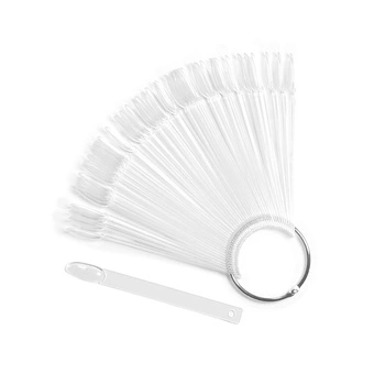 Ventaglio per unghie Ovale Trasparente