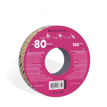 Nastro di ricambio EXPERT bianco per cartelle in plastica, grana 150