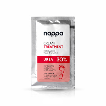 Krem do stóp Kuracja Nappa Mocznik 30% 10 ml  - 1 saszetka