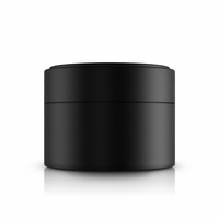 Słoik czarny mat 100 ml (PP) - Matowa funkcjonalność