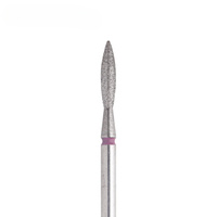 Frez diamentowy płomyk czerwony EXPERT średnica 2,3 mm/ 10 mm