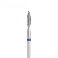 Frez diamentowy płomyk ostry niebieski EXPERT średnica 2,1 mm/8 mm
